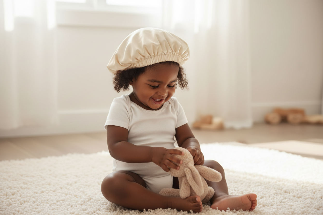 Black Toddler Playing