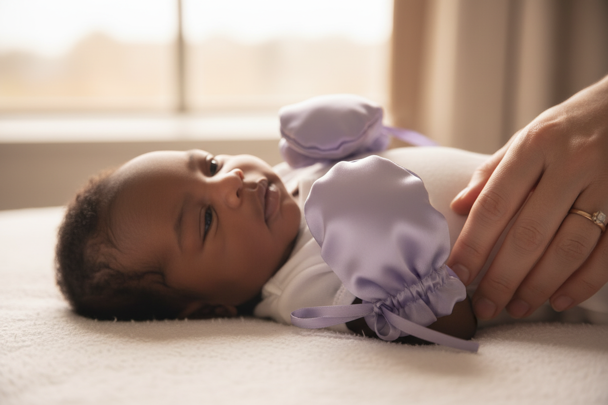 Baby Silk Mittens - The Scratch Solution
