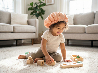 Baby Silk Bonnet - Large (12-24 Months)