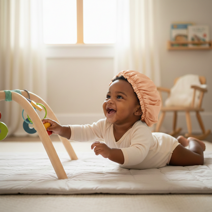 Baby Silk Bonnet - Medium (6-12 Months)
