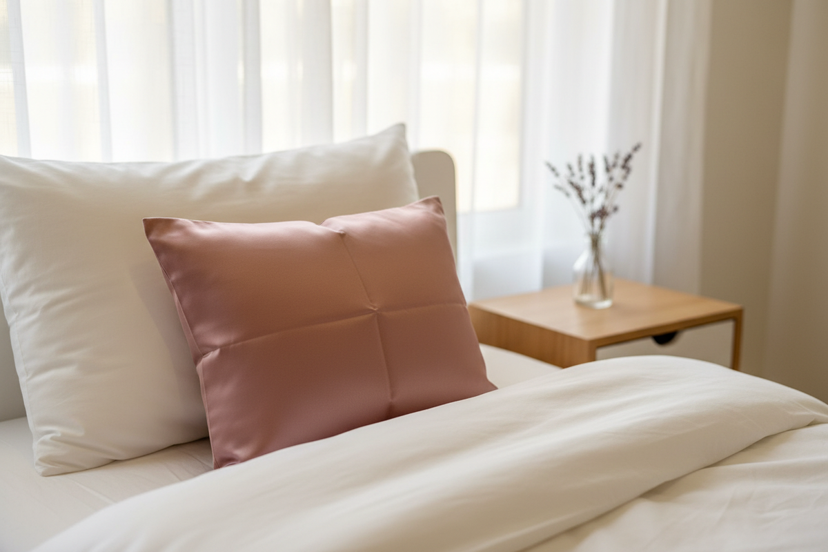 Toddler Silk Pillowcase - Deep Mauve | 36x50cm | 22 Momme Mulberry Silk | OEKO-TEX UK