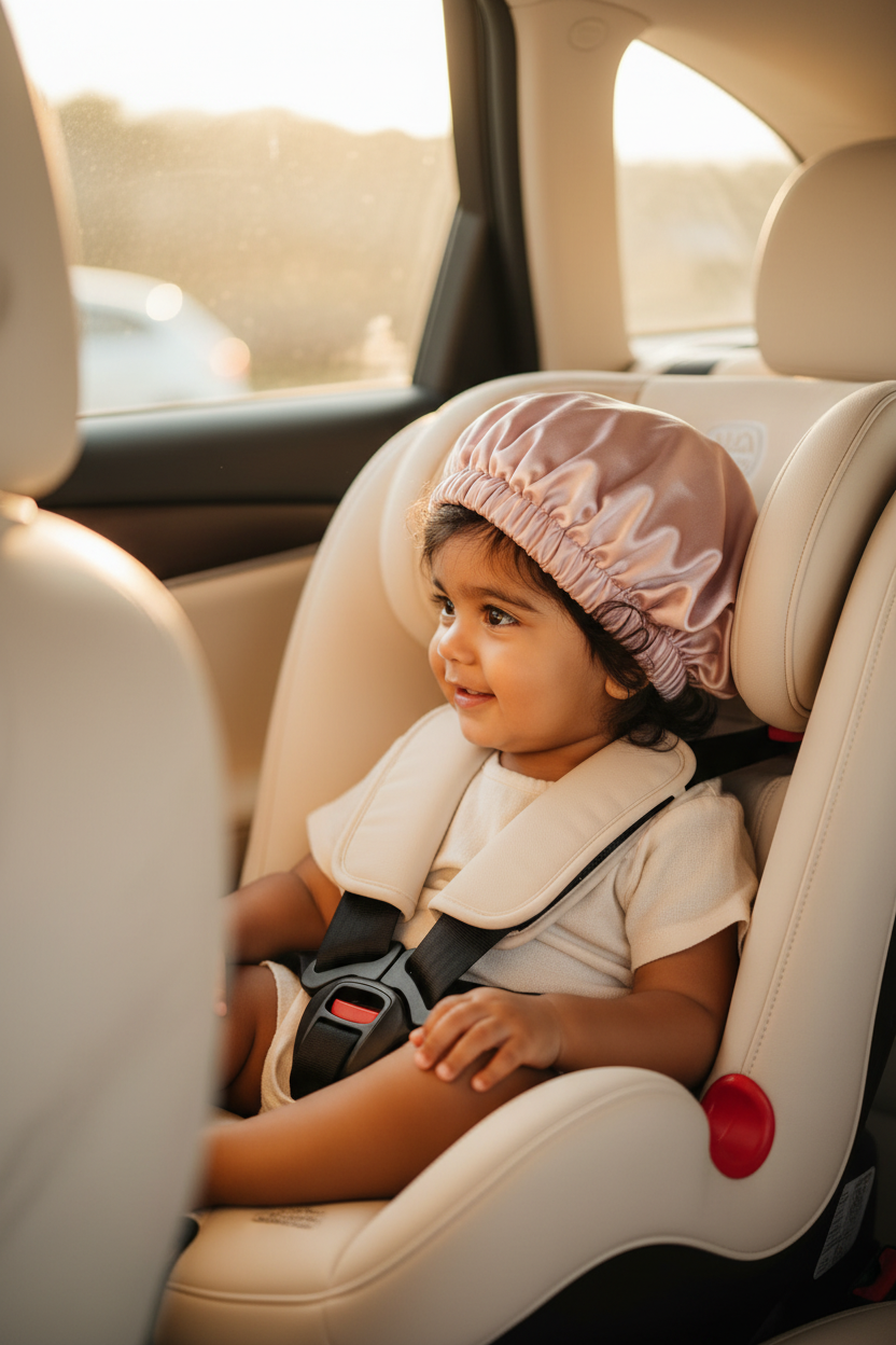 Baby Silk Bonnet - Large (12-24 Months)