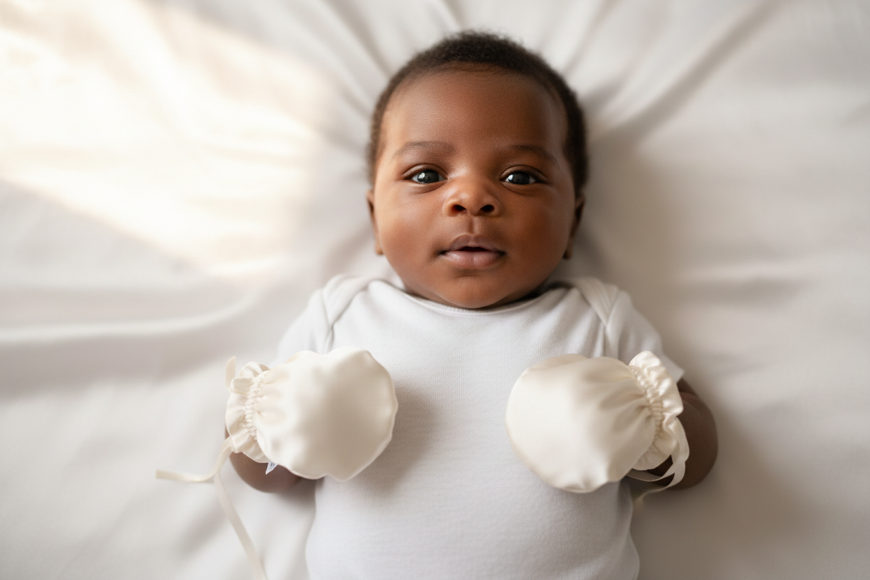 Baby Silk Mittens - The Scratch Solution