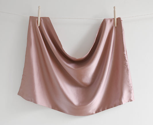 Silk Pillowcase - Deep Mauve | Adult 50x75cm | 22 Momme Mulberry Silk | OEKO-TEX UK