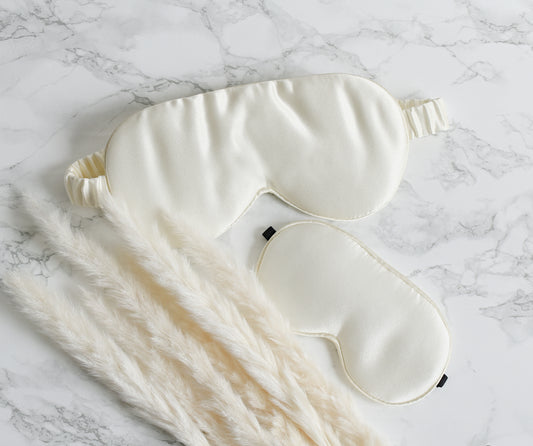 Mummy & Me Silk Eye Mask Set | Adult & Mini | 22 Momme Mulberry Silk | OEKO-TEX UK