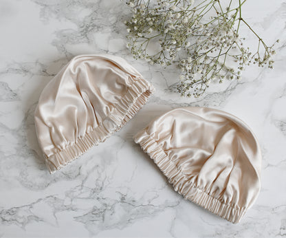 Baby Silk Bonnet - Medium (6-12 Months)