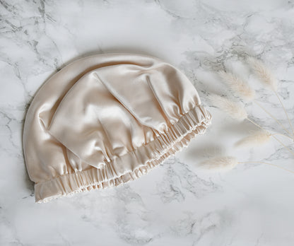 Baby Silk Bonnet - Medium (6-12 Months)