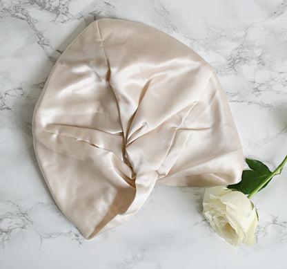 Adult Silk Sleeping Bonnet - Double-Layered & Reversible
