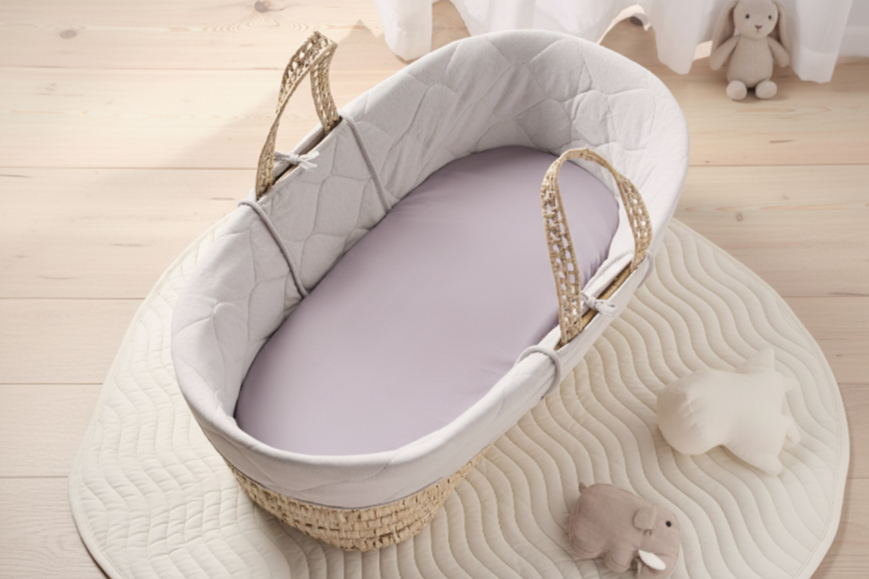 Silk Fitted Crib Sheet | Crib, Bassinet & Moses Basket