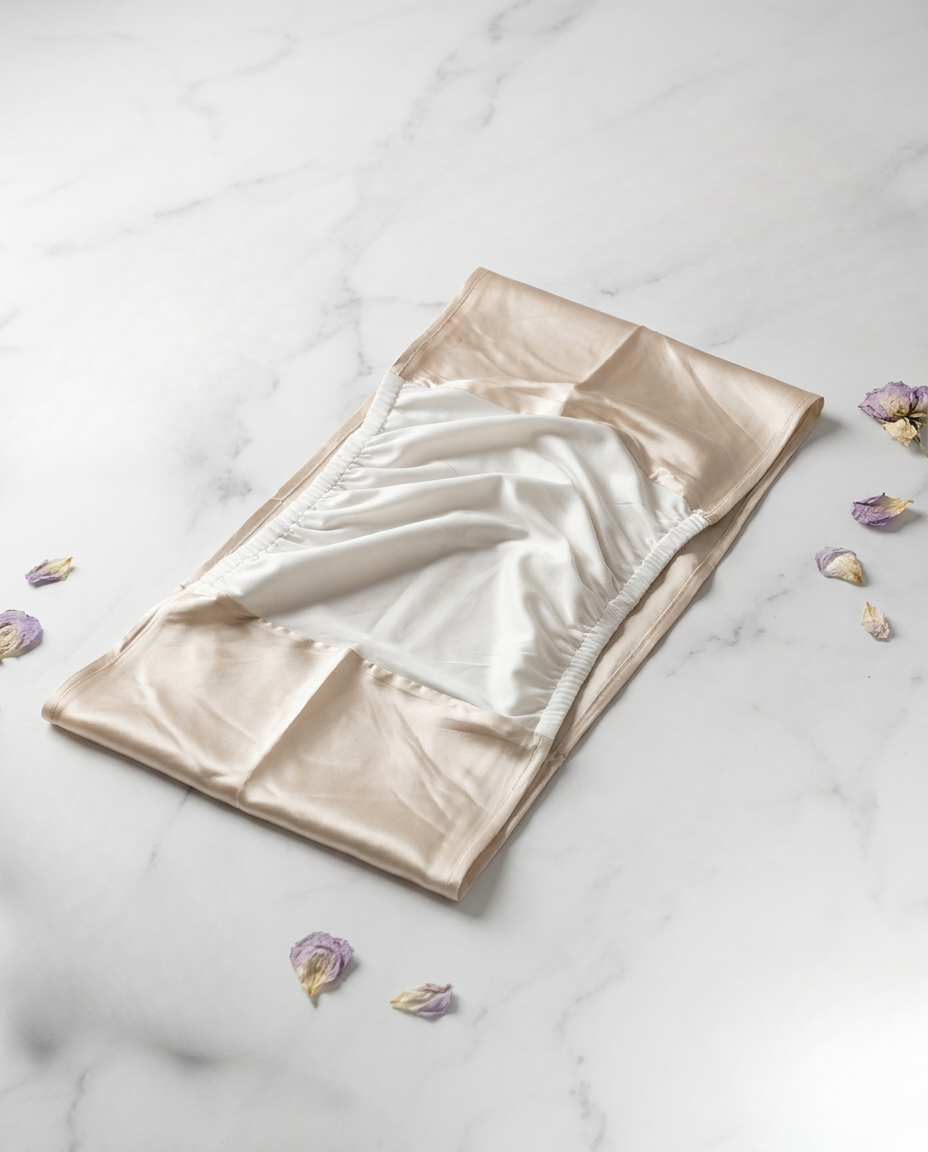 Silk Cot Mattress Sleeve - Hair & Skin Protection