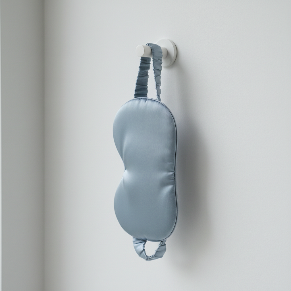 Eye mask on hook