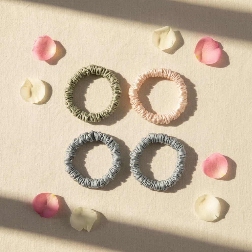 Flat Lay 3 - Ivory Linen Square