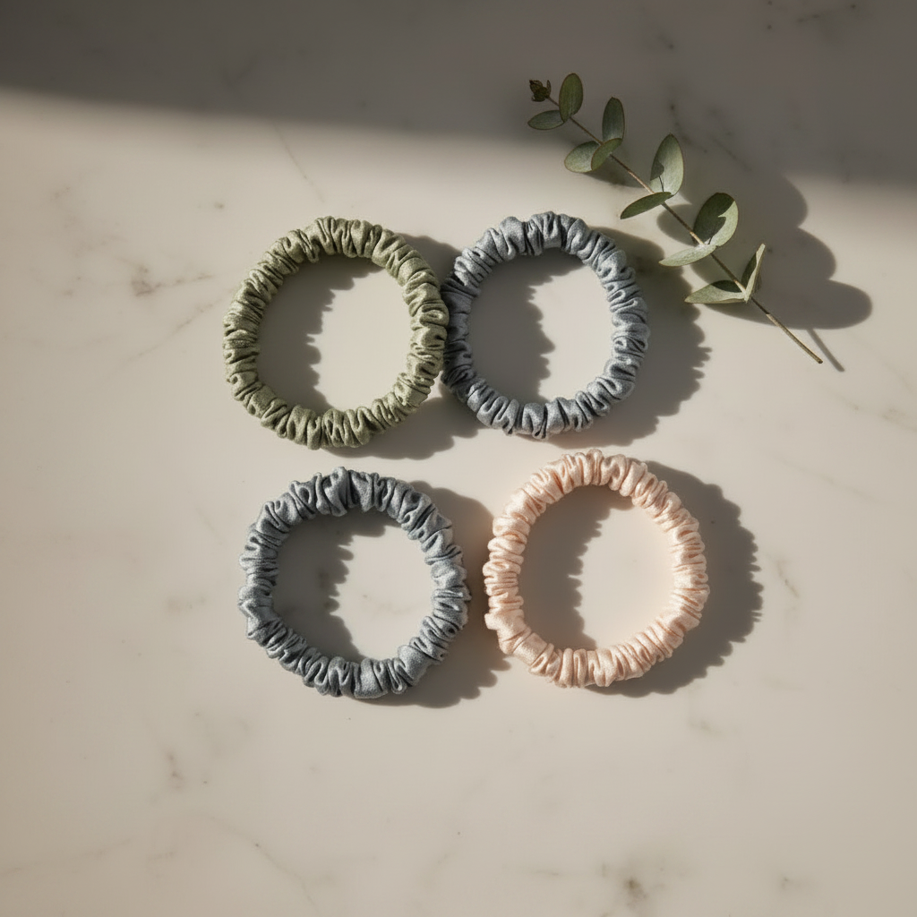 Flat Lay 4 - Diagonal White Marble