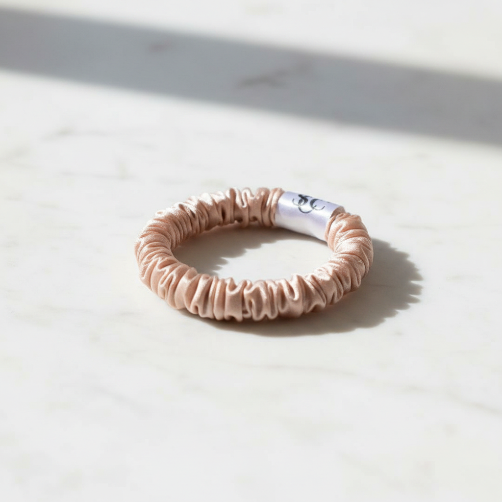 The Soft Everyday Set - Skinny Silk Scrunchies (4 Pack)