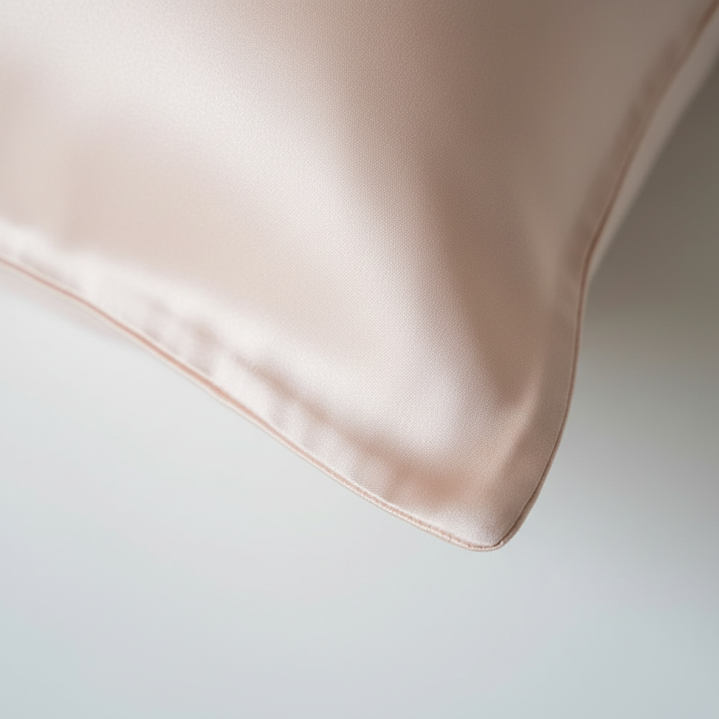 Peach Silk Texture Close-up