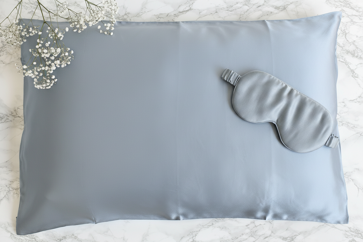 Silk Pillowcase & Eye Mask Set - Variation 4