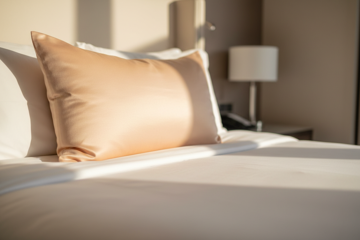 Silk pillowcase lifestyle