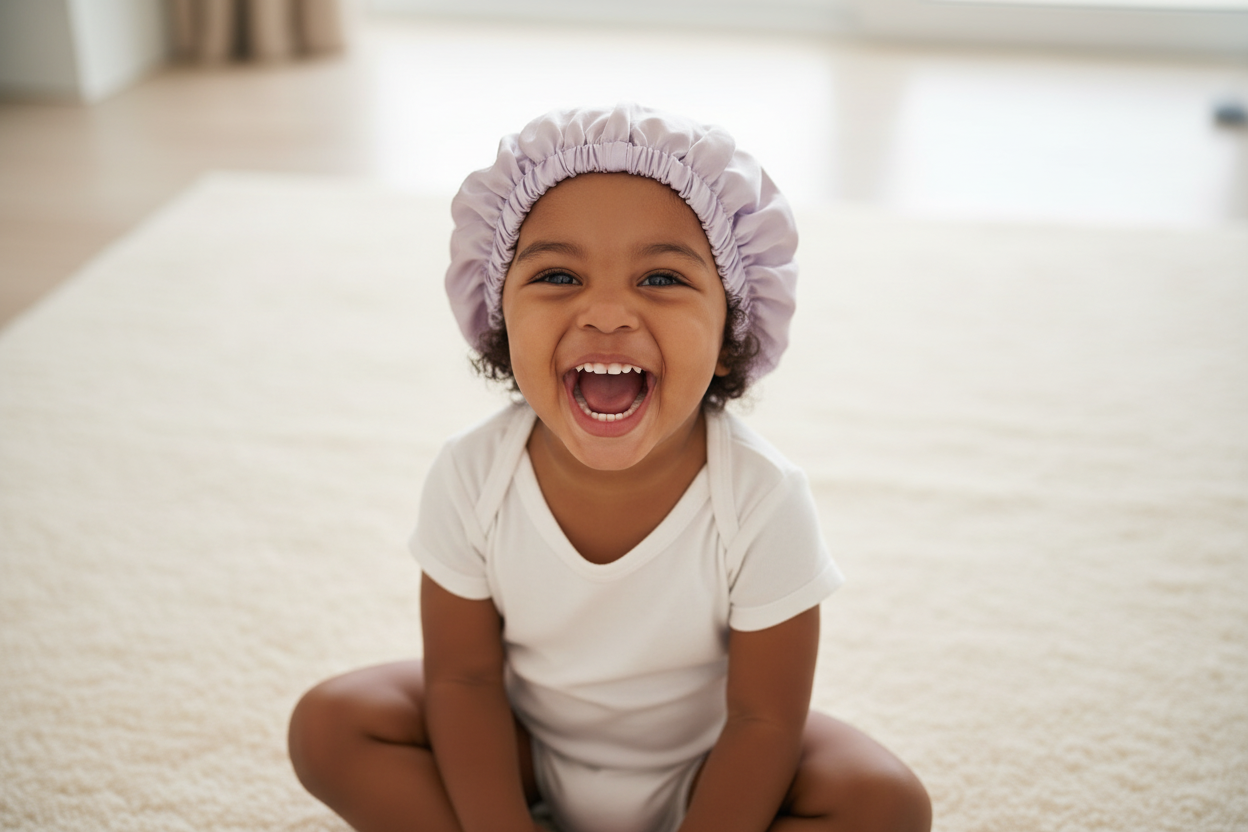 Toddler Lavender Laughing