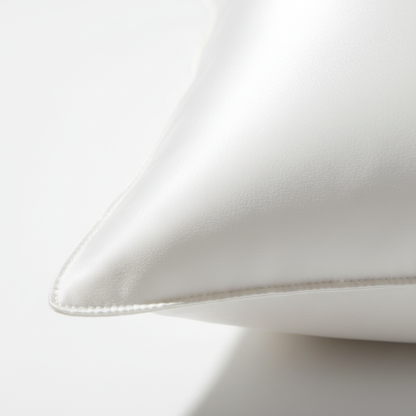 White Silk Texture Close-up